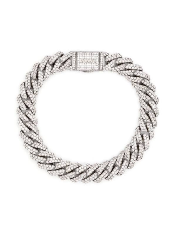 mini Prong Pavé crystal bracelet