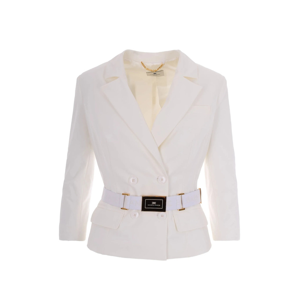 Elisabetta Franchi Belted Fitted Jacket
