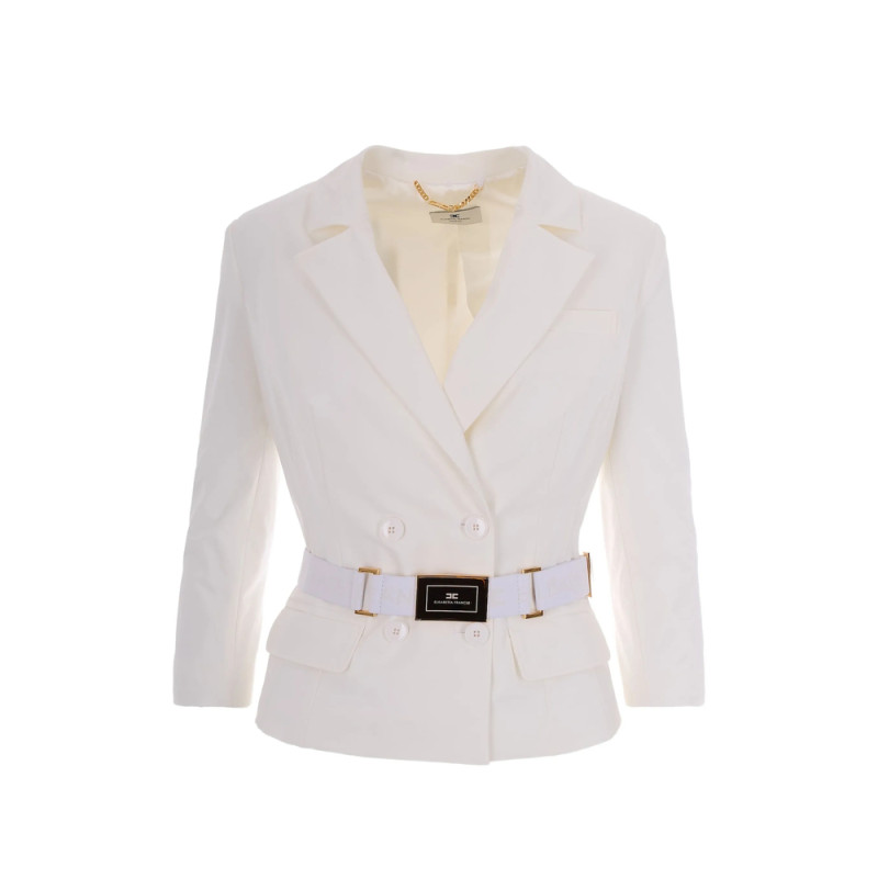 Elisabetta Franchi Belted Fitted Jacket
