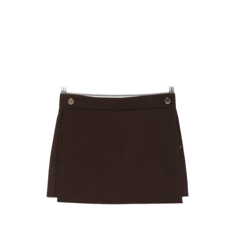 Sportmax Ottuso Button-detail Tailored Skort