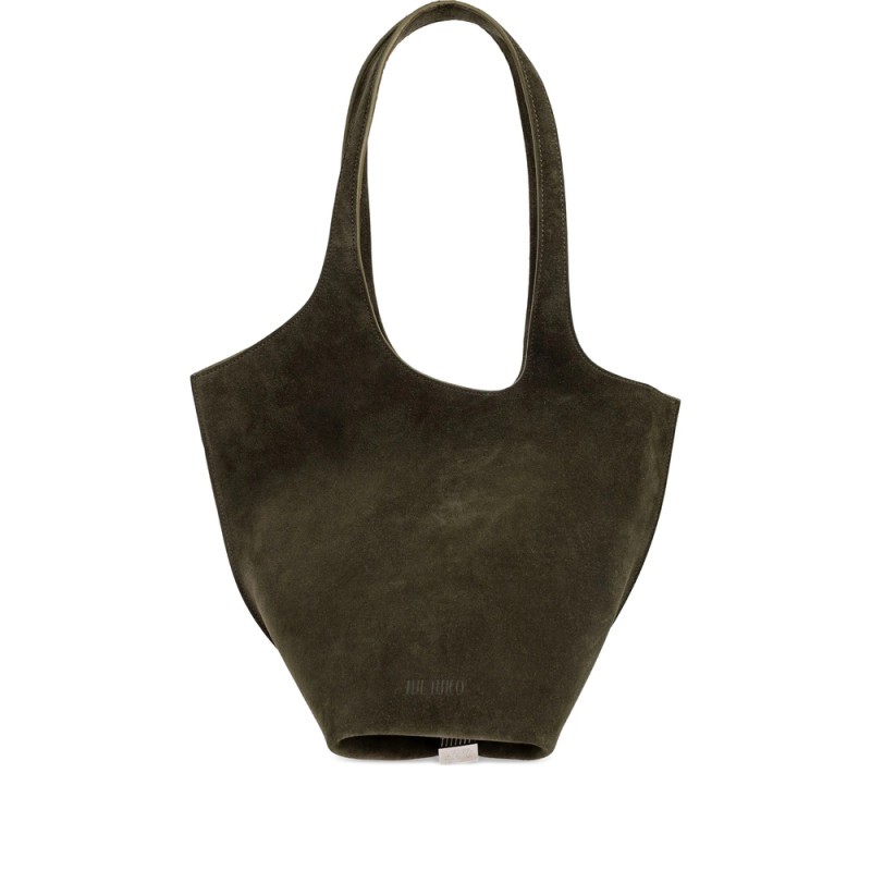 The Attico Medium La Scoop Suede Top-handle Tote Bag