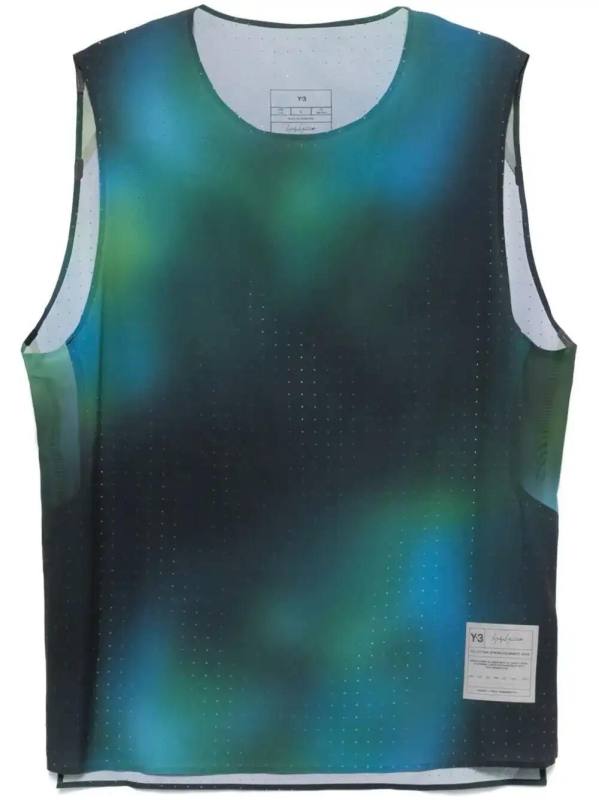 printed running top