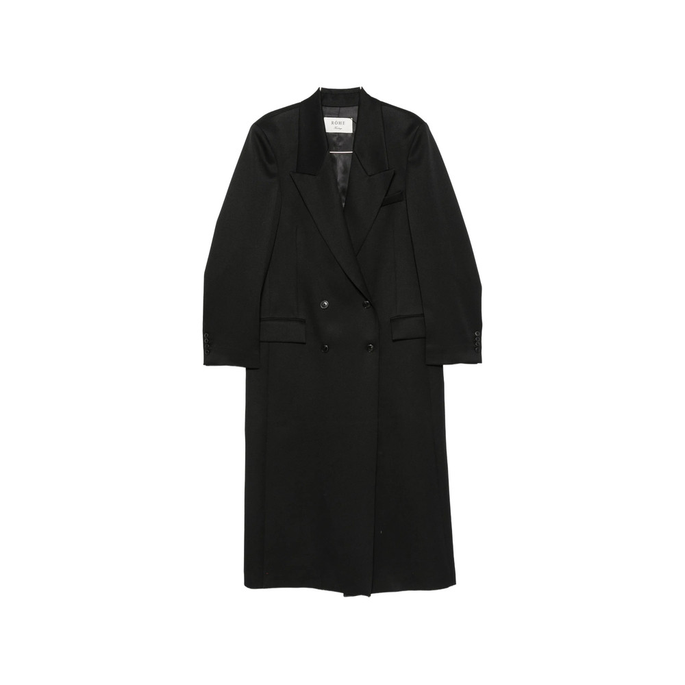 Rohe Double-breasted Peaked-lapel Coat