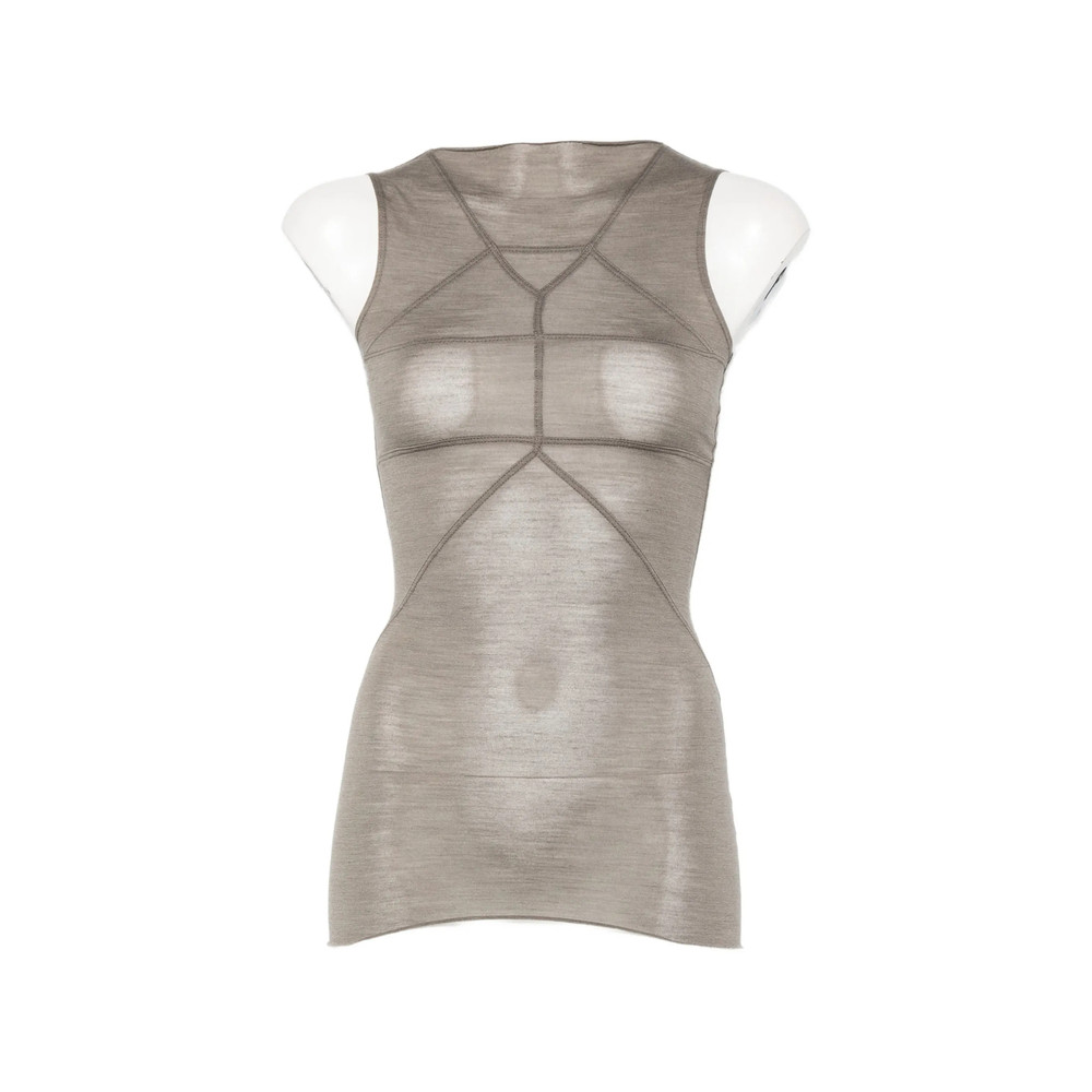 Rick Owens Exposed-seam Tank Top