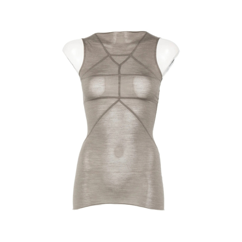 Rick Owens Exposed-seam Tank Top