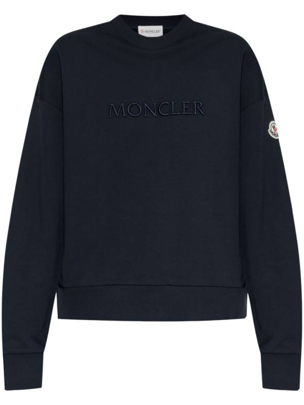 logo-embroidered sweatshirt