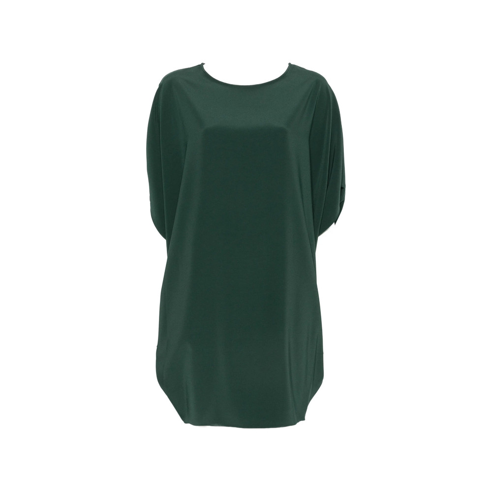 Gianluca Capannolo Iris Batwing-sleeve Boat-neck Midi Dress