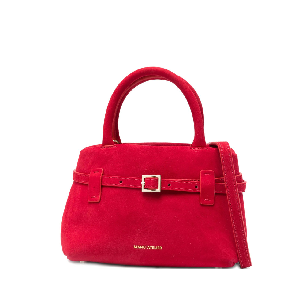 Manu Atelier Le Cambon Suede Tote Bag