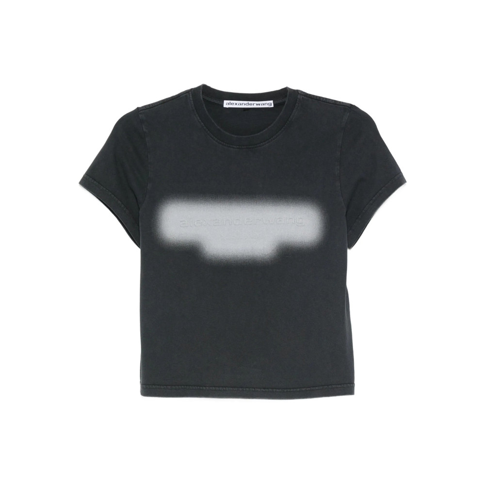 Alexander Wang Embossed Graphic-print T-shirt