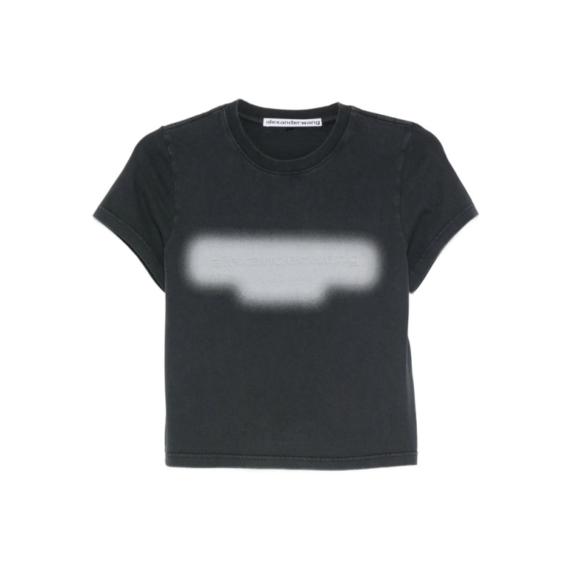 Alexander Wang Embossed Graphic-print T-shirt