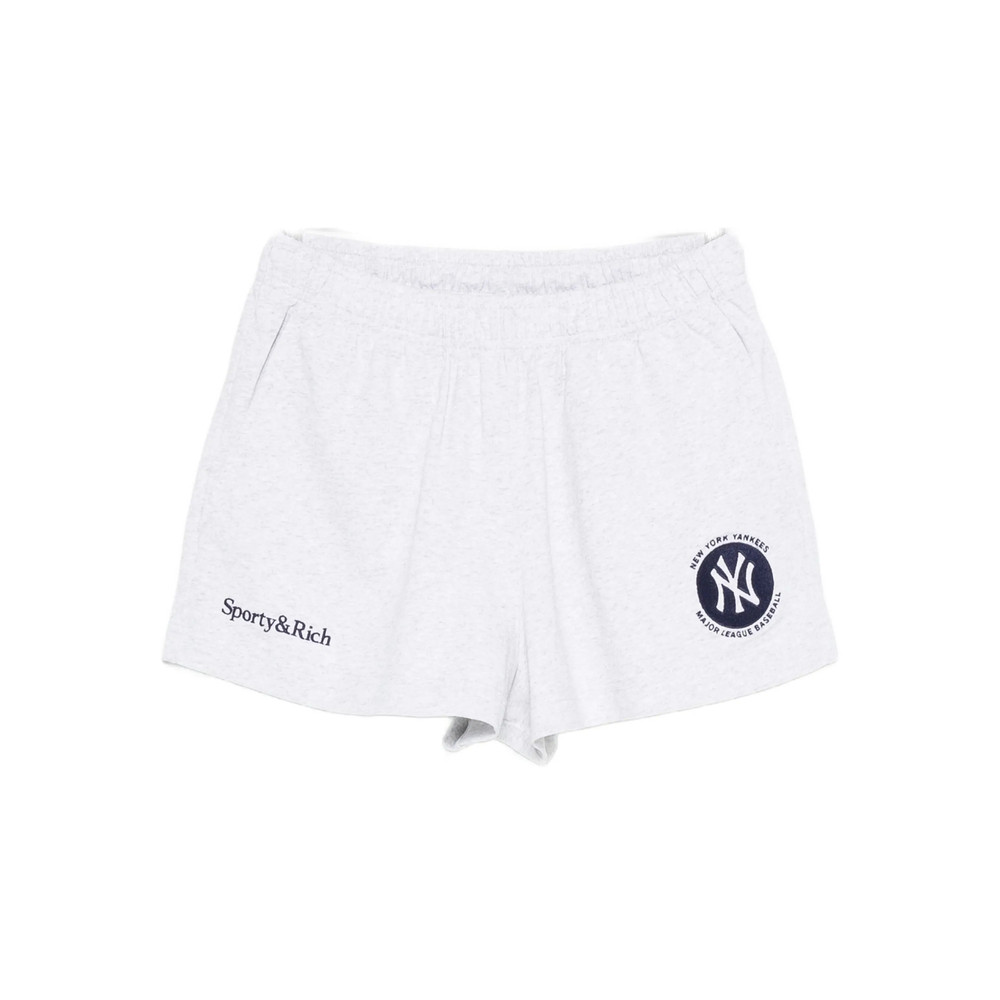 Sporty & Rich Logo-embroidered Shorts