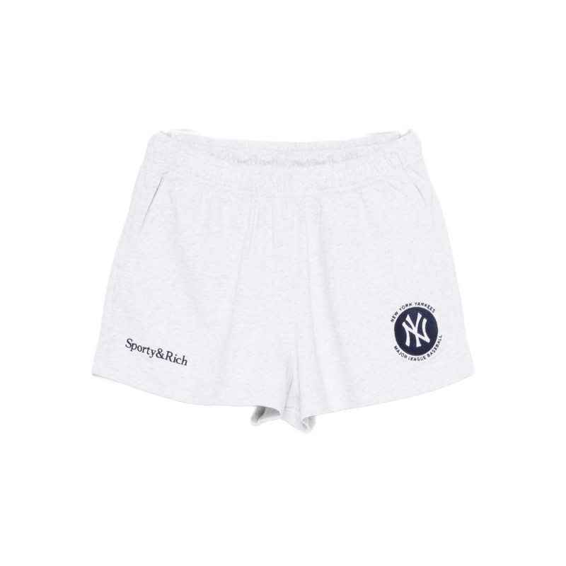 Sporty & Rich Logo-embroidered Shorts