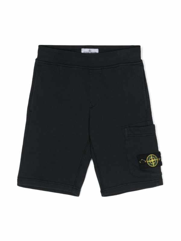 Compass cotton cargo shorts