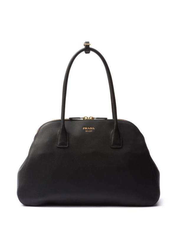 large leather tote bag