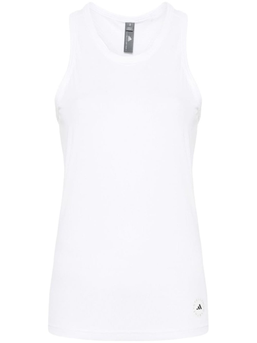 fine-ribbed tank top