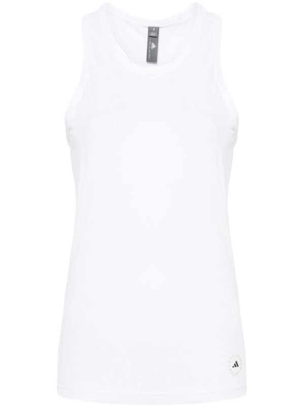 fine-ribbed tank top