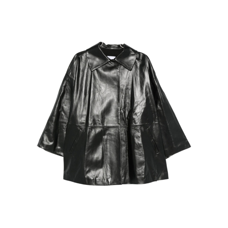 Cassell Collared Leather Jacket
