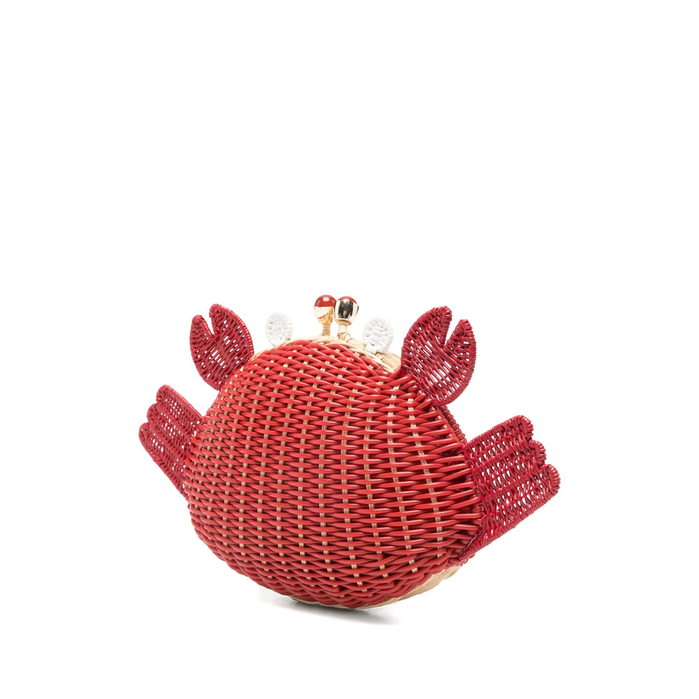 Serpui Ash Crab Chain Clutch Bag