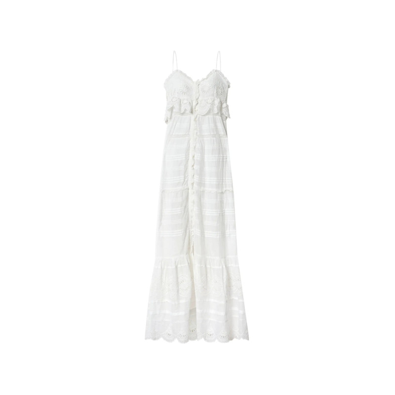 Marant Étoile Lace Tiered Dress