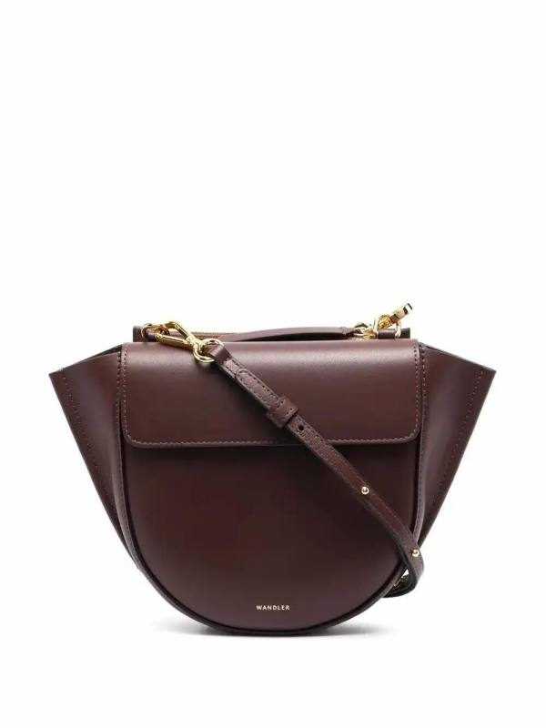 Hortensia mini leather tote bag