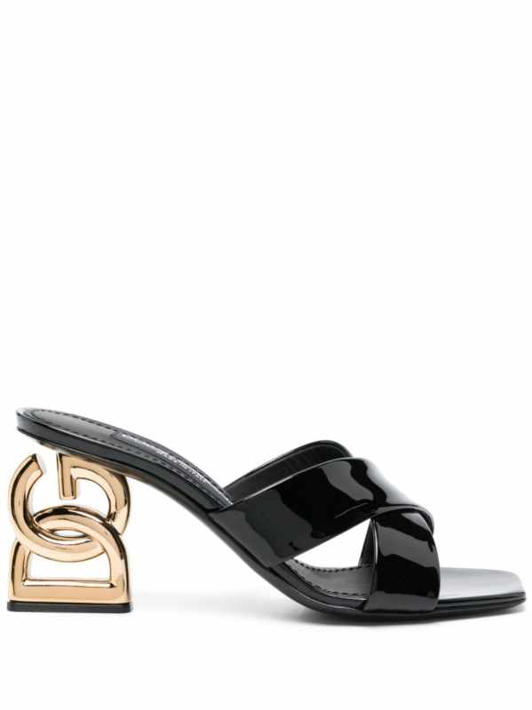 3.5 85mm leather mules