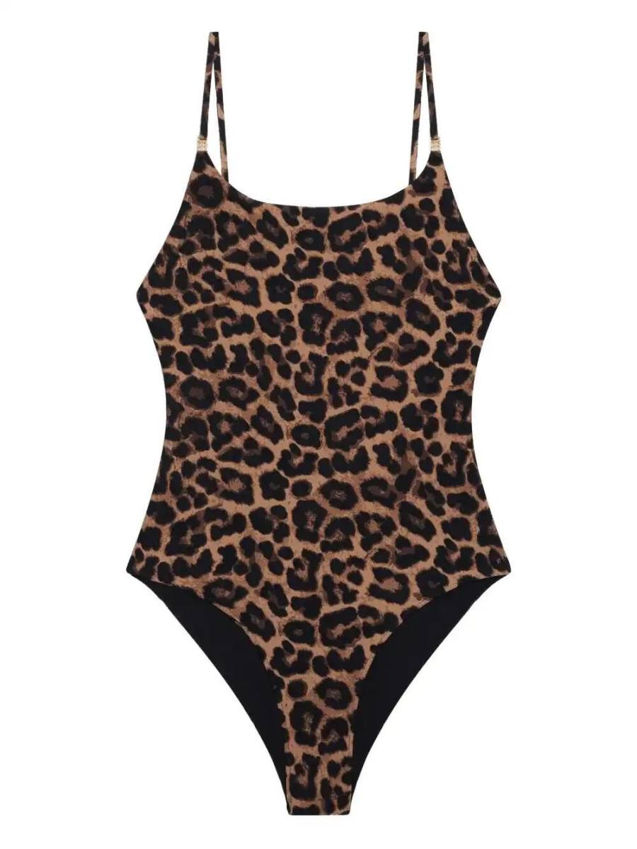leopard-print bodysuit