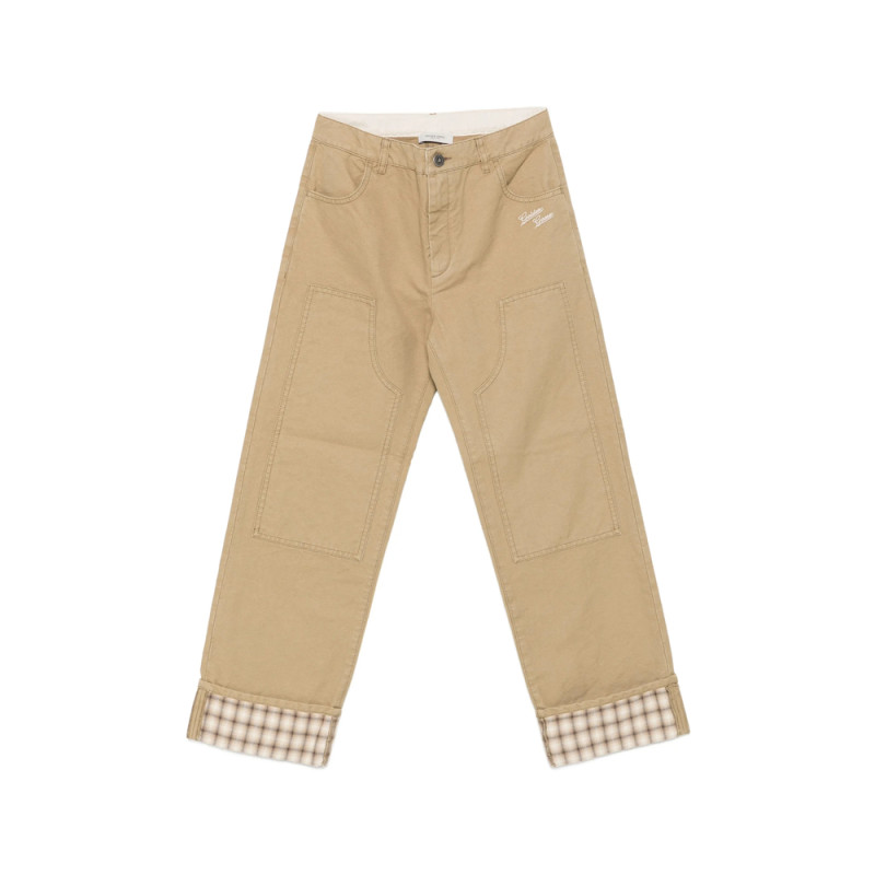 Golden Goose Check-trim Panelled Trousers