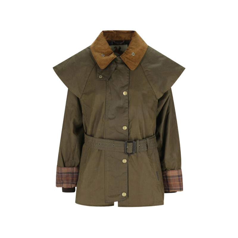 Barbour Cape-style Waxed Jacket