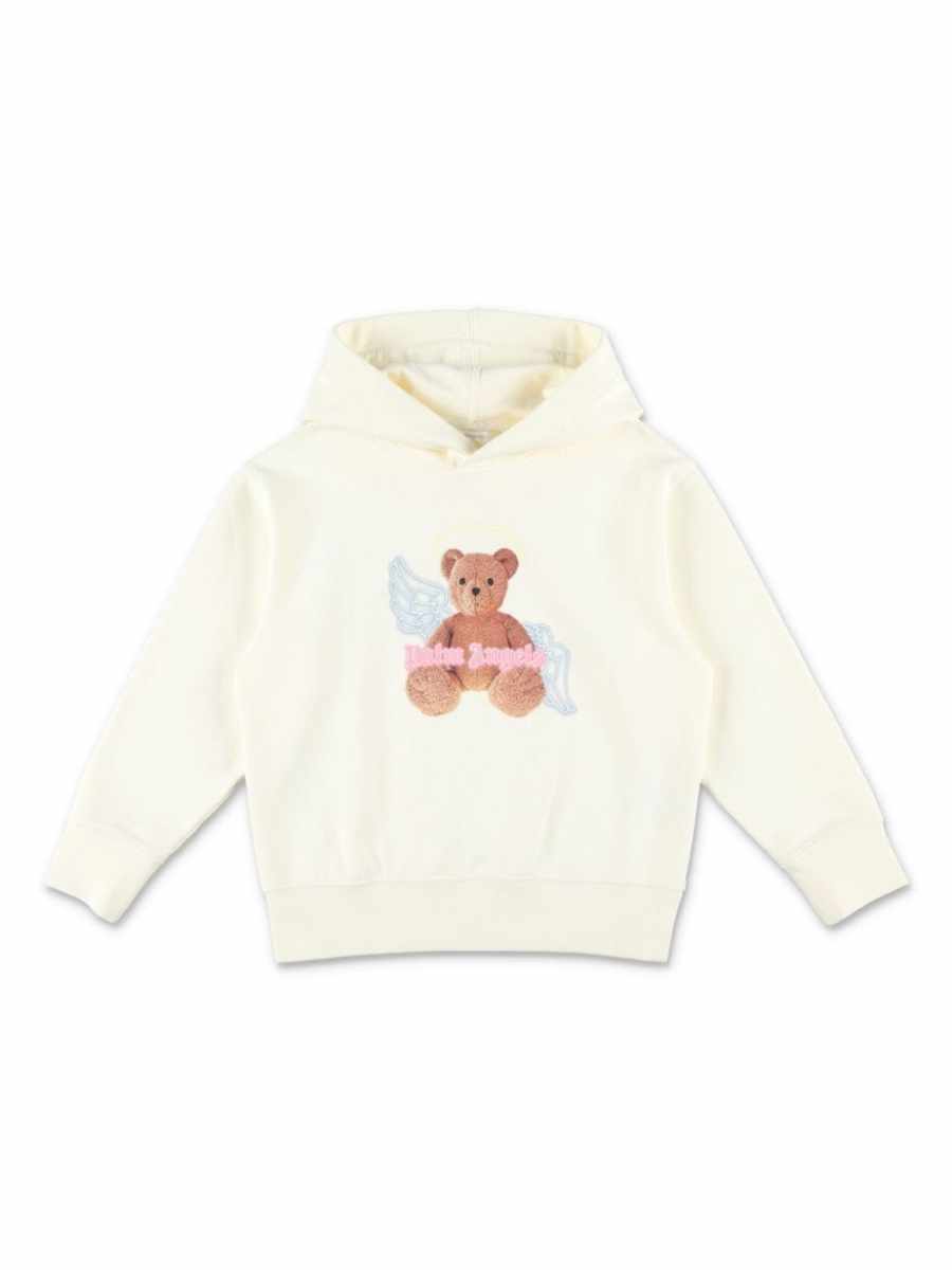 Motif-printed hoodie