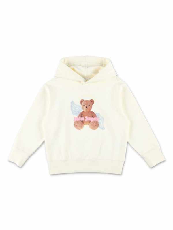 Motif-printed hoodie