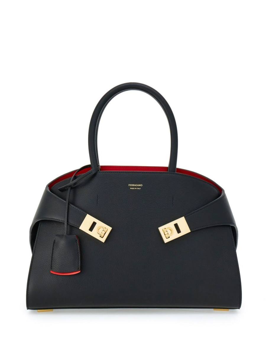 small Hug leather tote bag