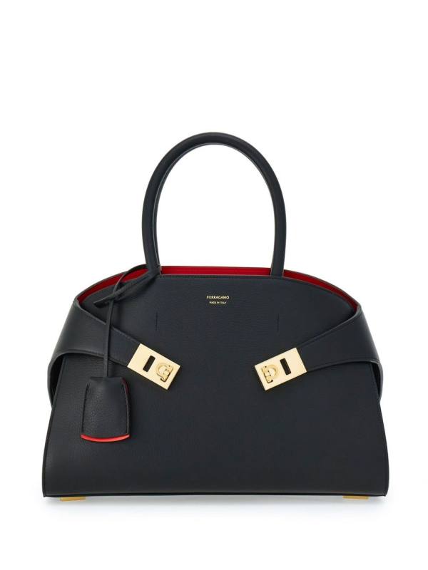 small Hug leather tote bag