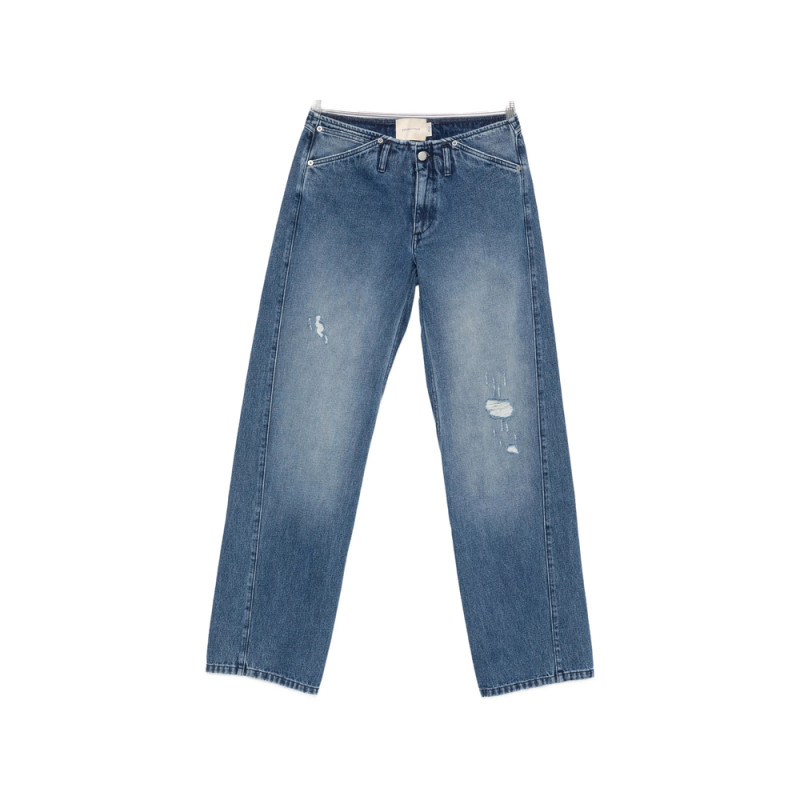 Paloma Wool Lonati Distressed-detail Wide-leg Jeans