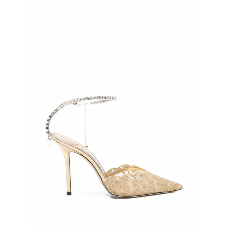 Jimmy Choo Saeda Lace-mesh Pumps