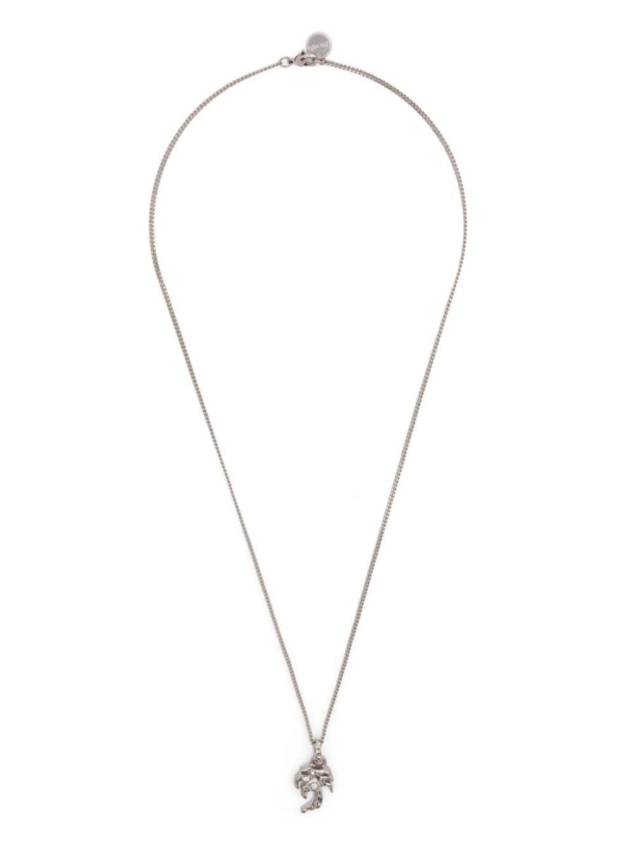 palm tree-charm necklace