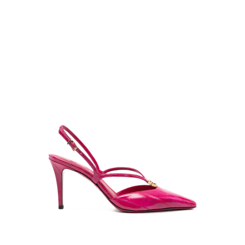 Fendi O'Lock Slingback Pumps