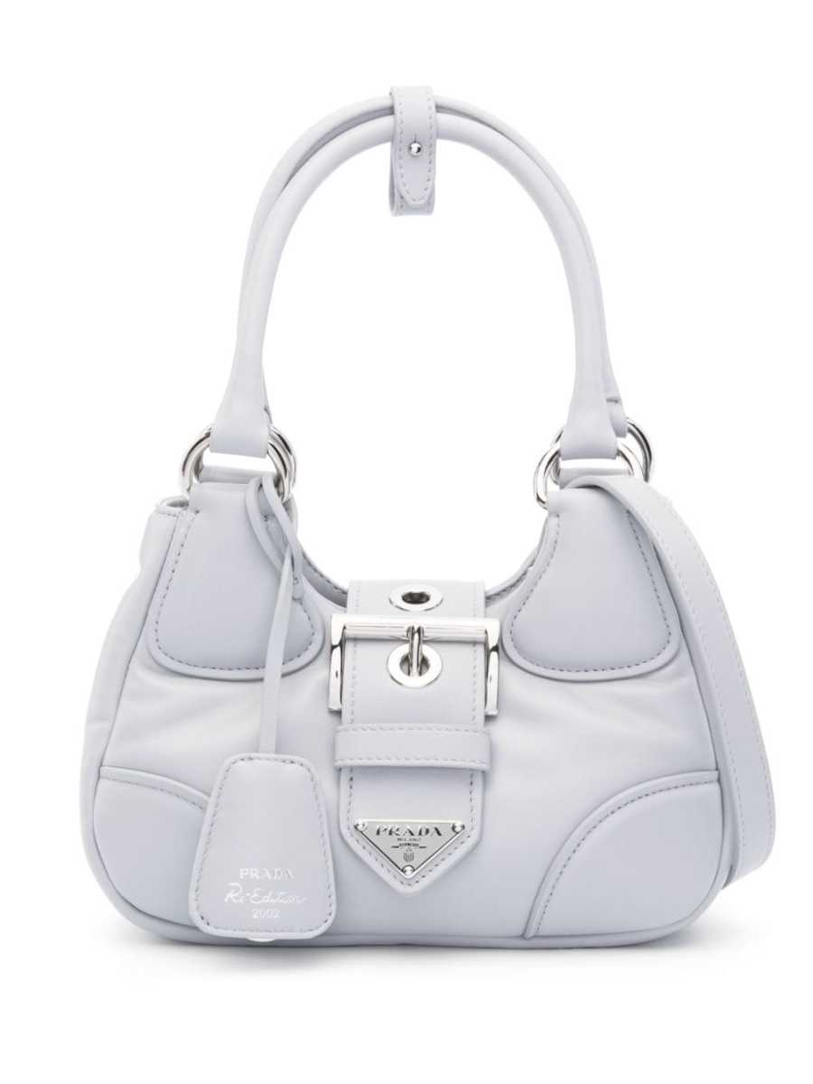 Moon padded leather tote bag