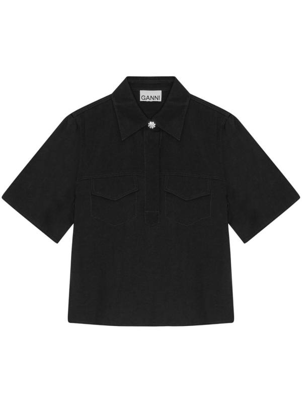 twill blouse