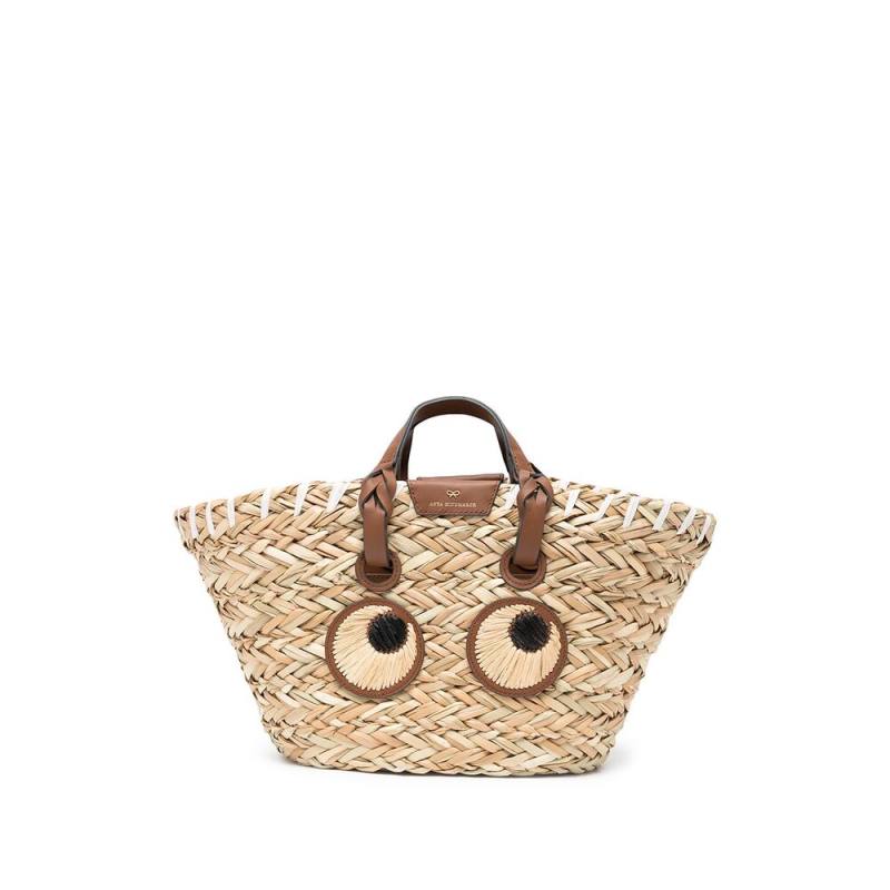 Anya Hindmarch Eyes Seagrass Straw Bag