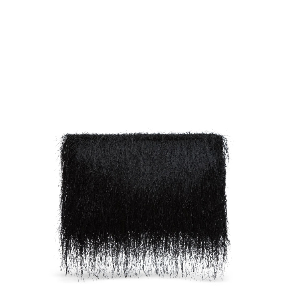 Lou Lou De Saison Evano Fringed Rectangular Clutch Bag