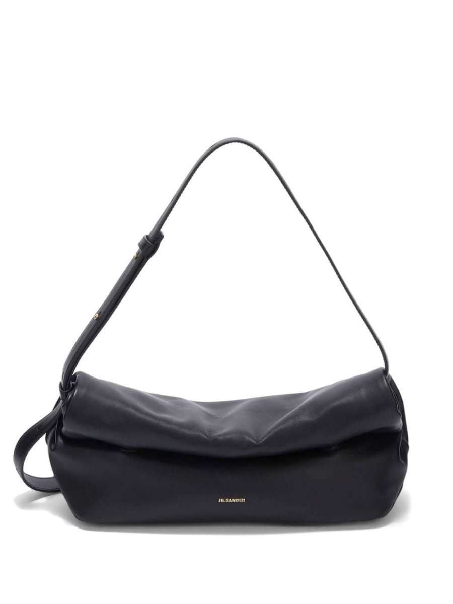 small Rollup leather shoulder bag