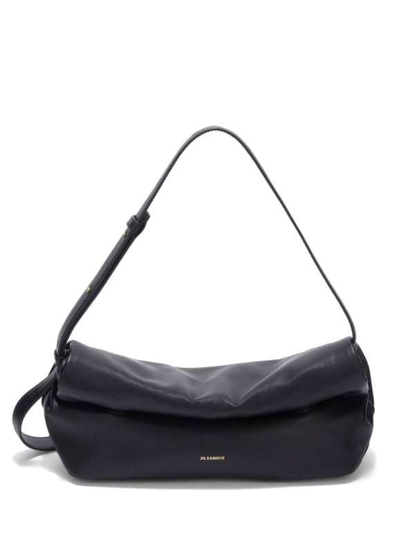 small Rollup leather shoulder bag