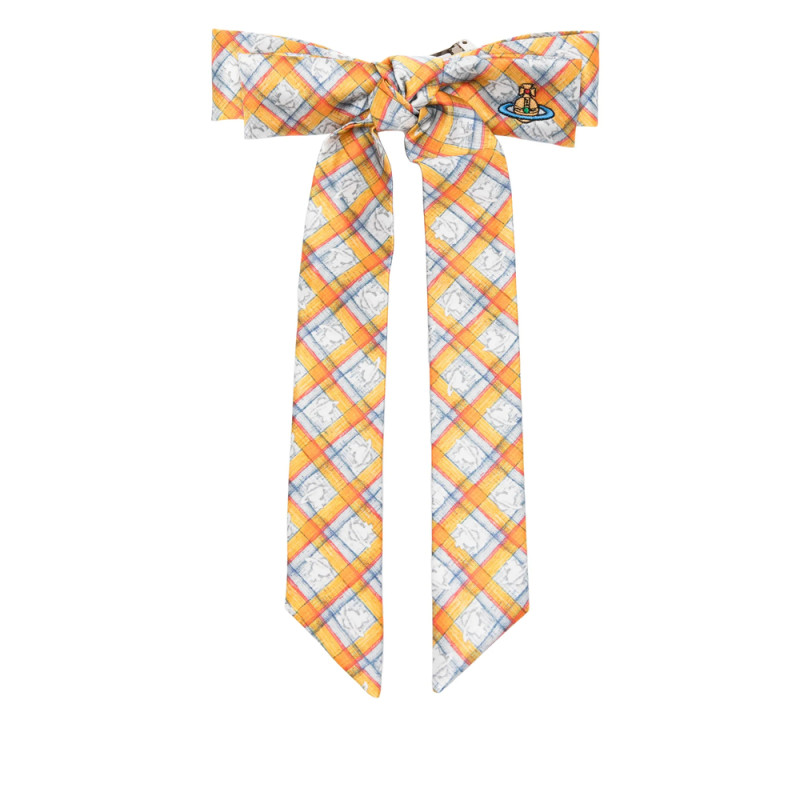Vivienne Westwood Check Orb Hair Clip