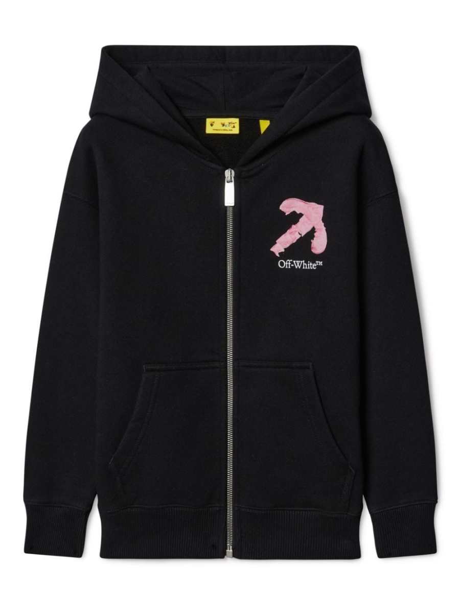 Arrow Acrylic cotton hoodie