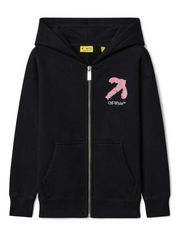 Arrow Acrylic cotton hoodie