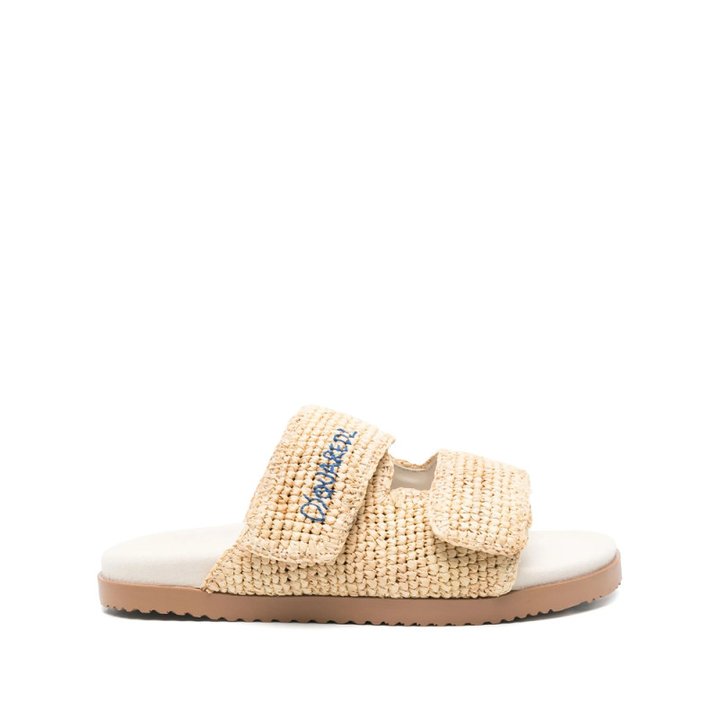 Dsquared2 Logo-embroidered Slides