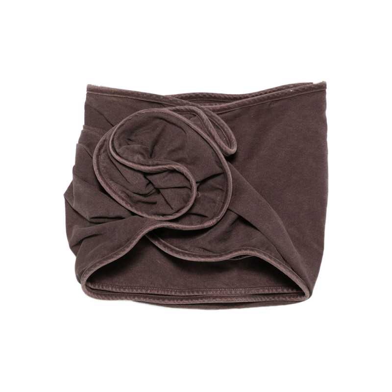 Magda Butrym Rose-detail Ruffled Skirt