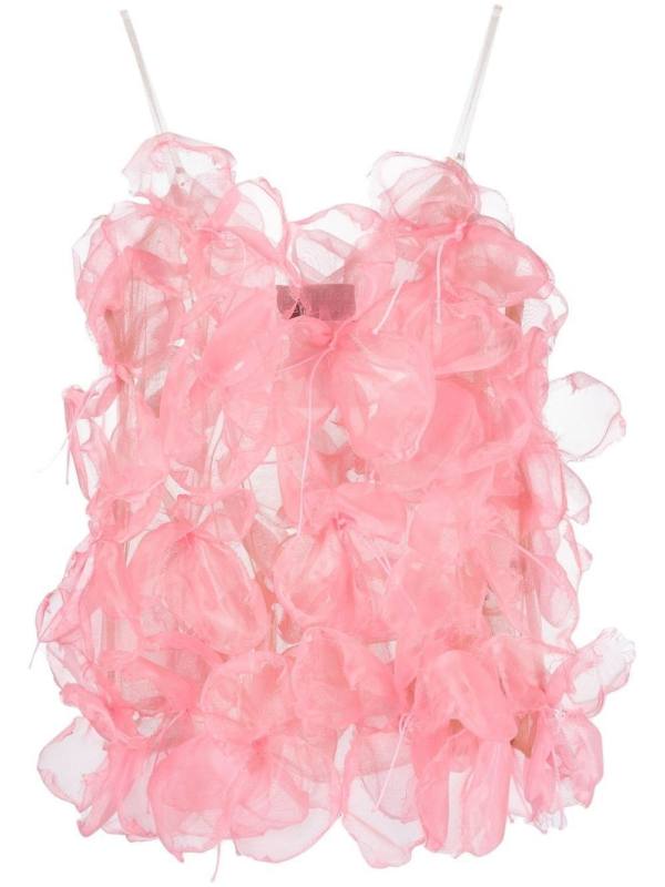 semi-sheer layered top