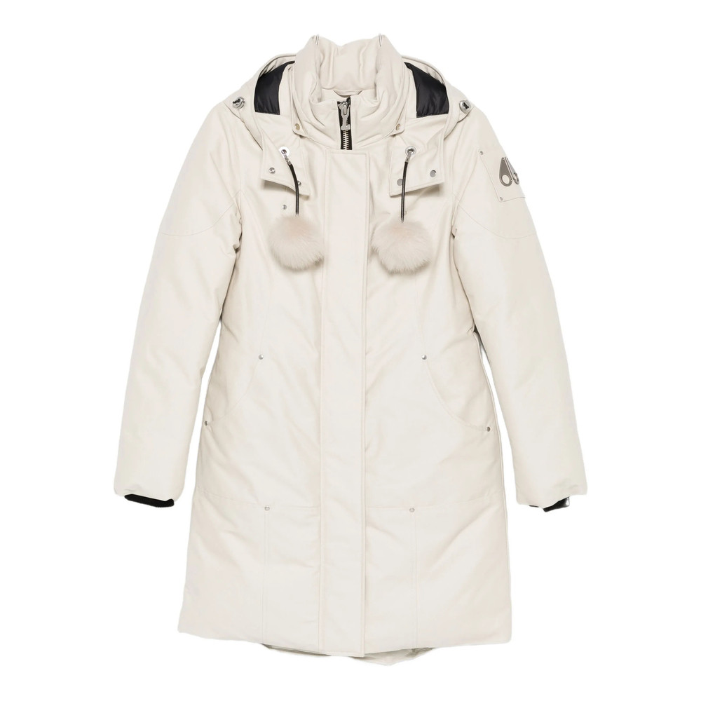 Moose Knuckles Pompom-detail Hooded Coat