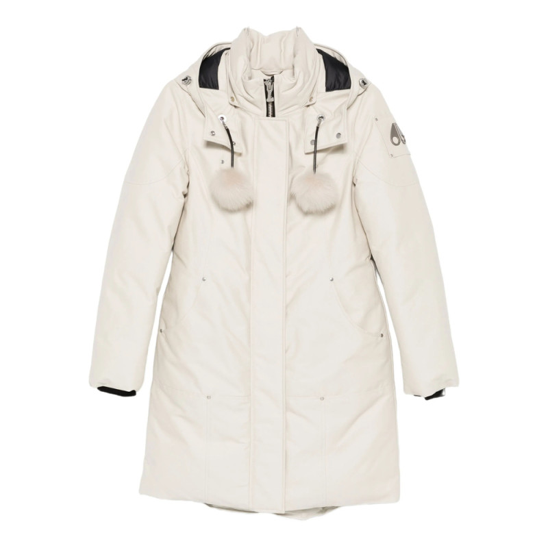 Moose Knuckles Pompom-detail Hooded Coat